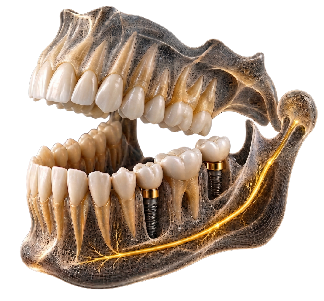Detailed dental arch anatomy after comparison